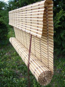 Tenda, tapparella a rullo in bamboo